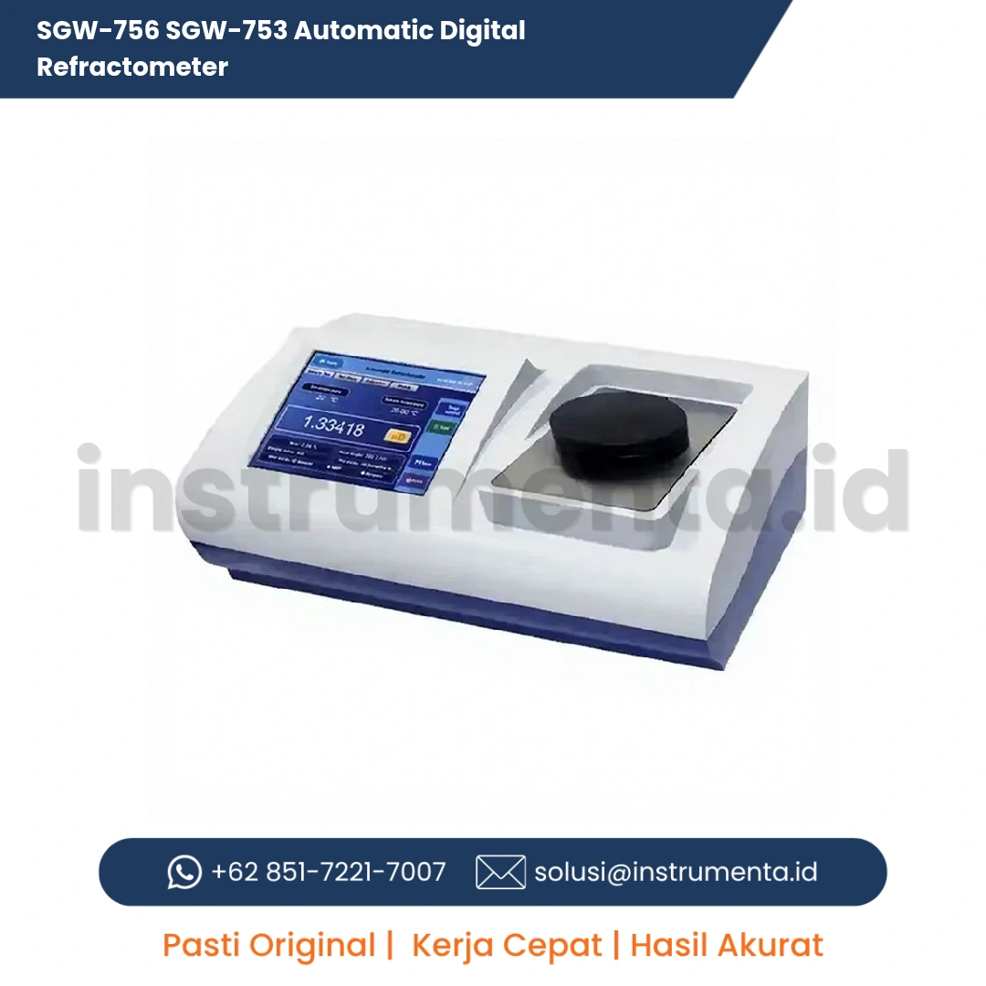 Official Supplier SGW-756 SGW-753 Automatic Digital Refractometer Alat Ukur Indeks Bias Optik Presisi Tinggi